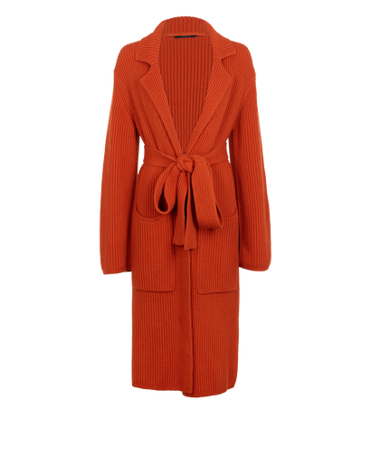 Joseph Luxe Cardigan Coat, &pound;180, Clothing, Orange, Cotton/Wool, Front view