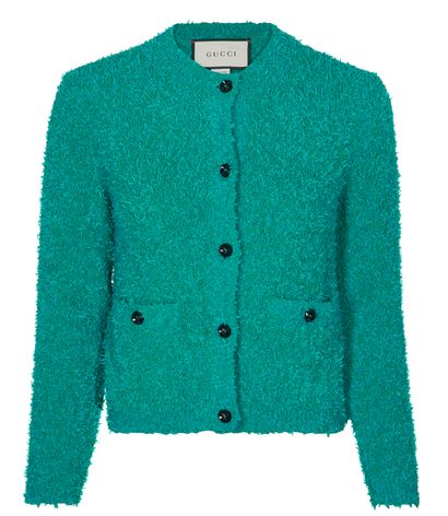Gucci Boucle Cardigan, front view
