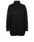 Balenciaga Oversize Open Black Sweater, front view