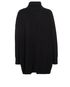 Balenciaga Oversize Open Black Sweater, back view