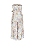 Zimmerman Honour Strapless Floral Jumpsuit, back view