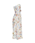 Zimmerman Honour Strapless Floral Jumpsuit, side view
