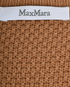 Max Mara Cable Knit Jumper, &pound;220, Clothing, Brown, Cashmere/Wool, Other view