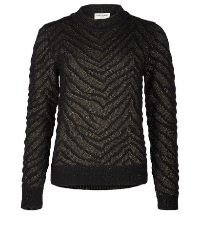 Saint Laurent Metallic Sweater, front view
