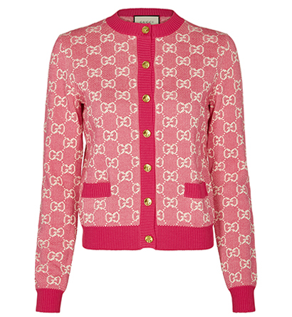 Gucci GG Thin Knit Cardigan, front view