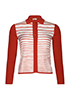 Hermes Striped Cardigan, front view