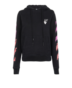 Off-White Marker Slim Hoodie, Cotton, Black, MIP, Sz S, 2*