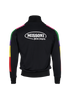 Palm Angels X Missoni Track Jacket, £110, Clothing, Black, Polyester (Polymer), Back view