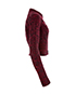 Prada Cable Knit Cardigan, side view