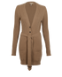 Burberry Belted Cardigan, &pound;180, Clothing, Brown, Cashmere, Front view