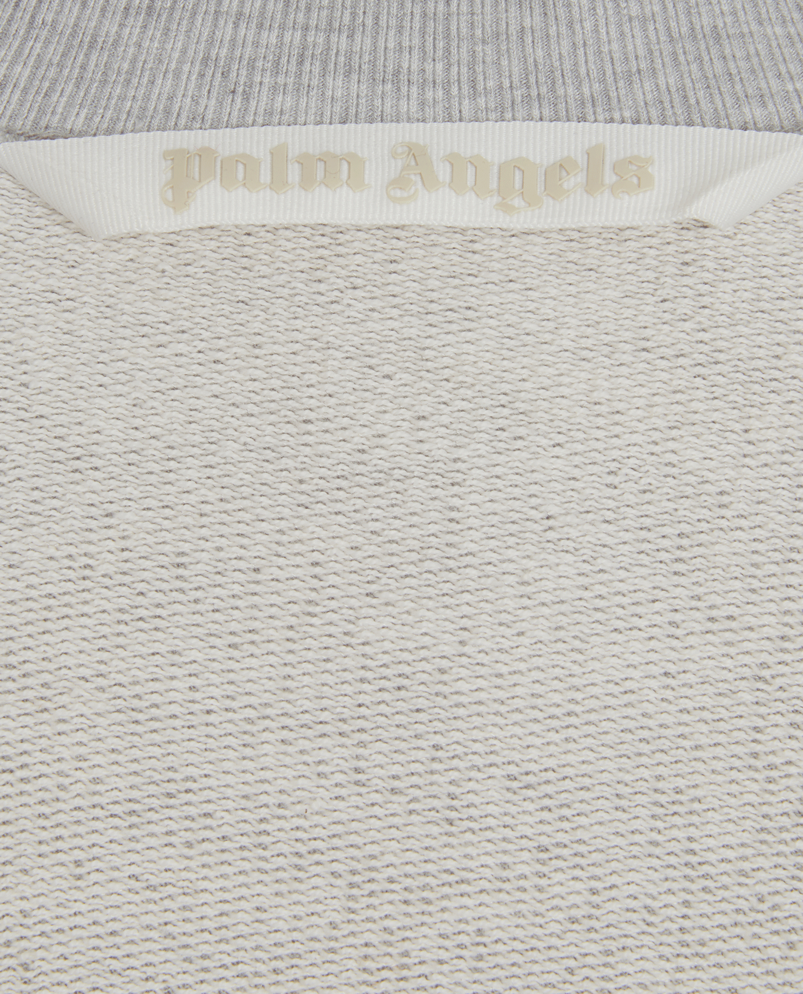 Palm Angels Logo Motif Cropped Jumper, &pound;110, Clothing, Grey, Cotton, Other view