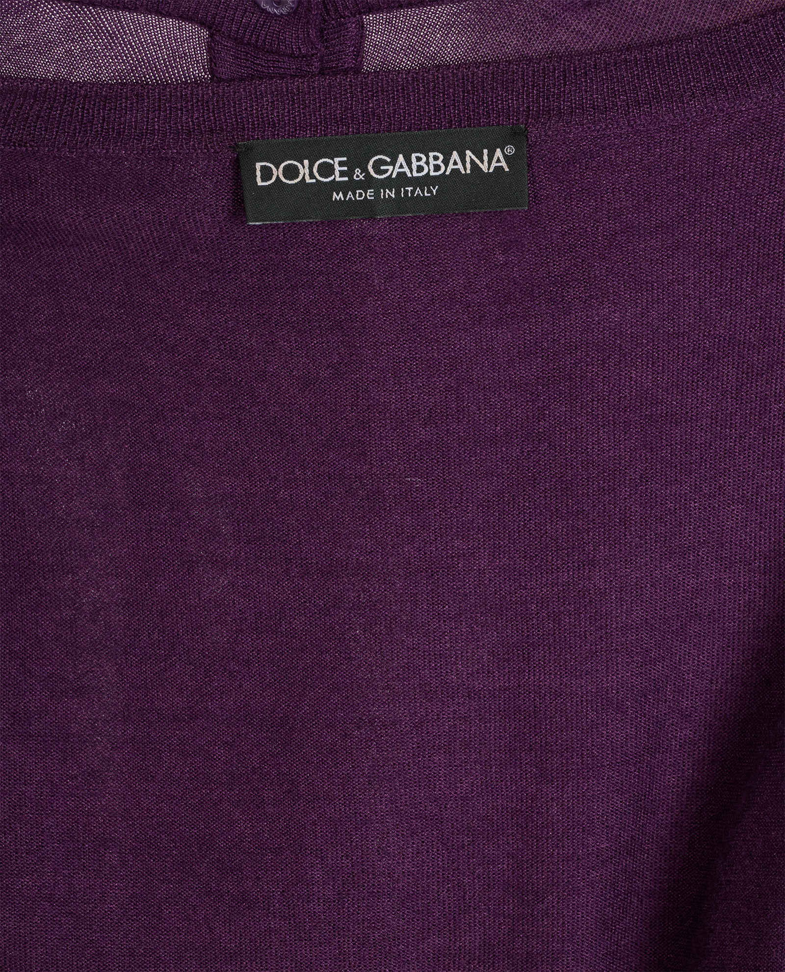Dolce & Gabbana Cardigan, &pound;120, Clothing, Purple, Cashmere, Other view