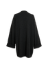 Max Mara Vintage Oversized Long Cardigan, &pound;195, Clothing, Grey, Wool, Back view