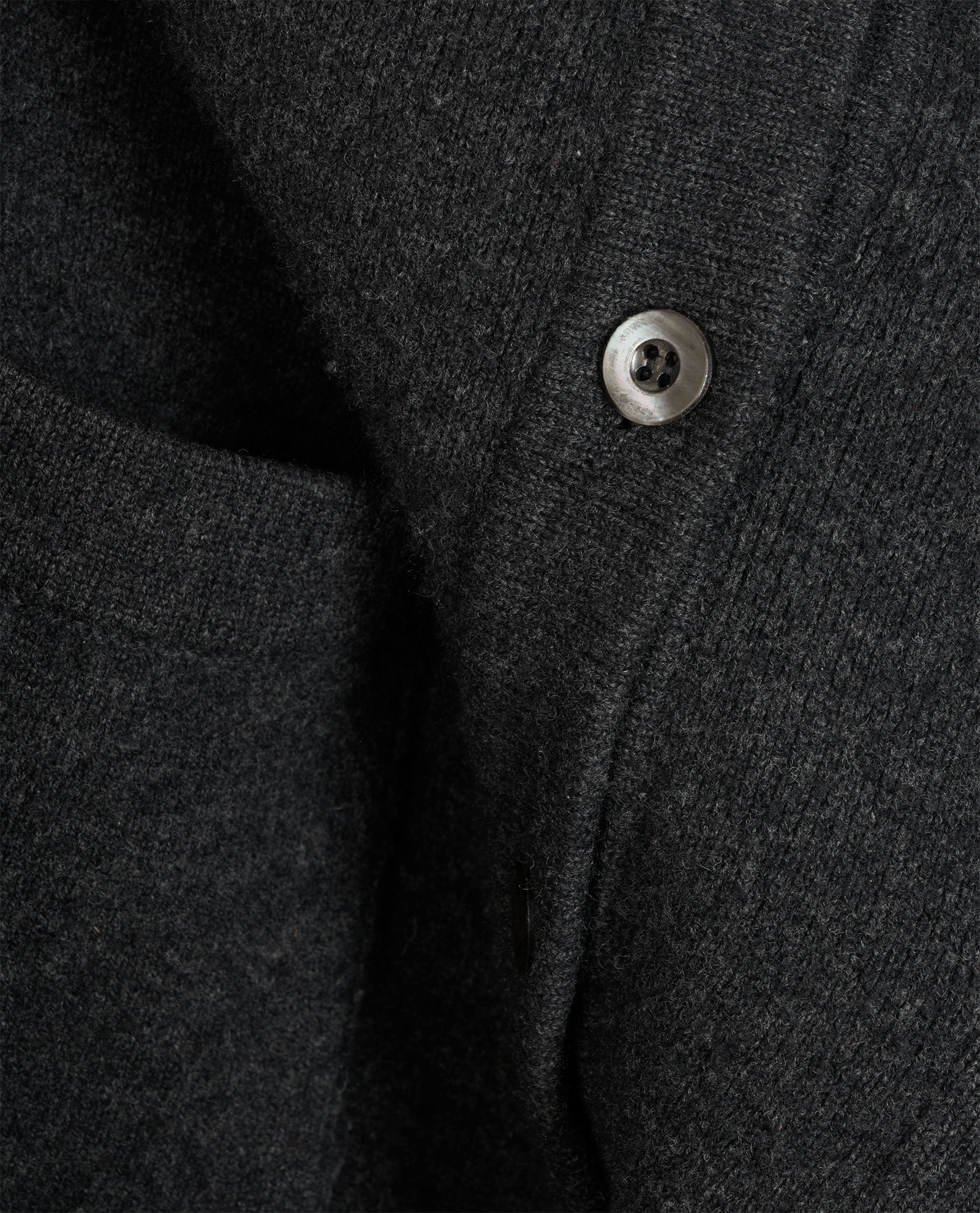 Max Mara Vintage Oversized Long Cardigan, &pound;195, Clothing, Grey, Wool, Other view