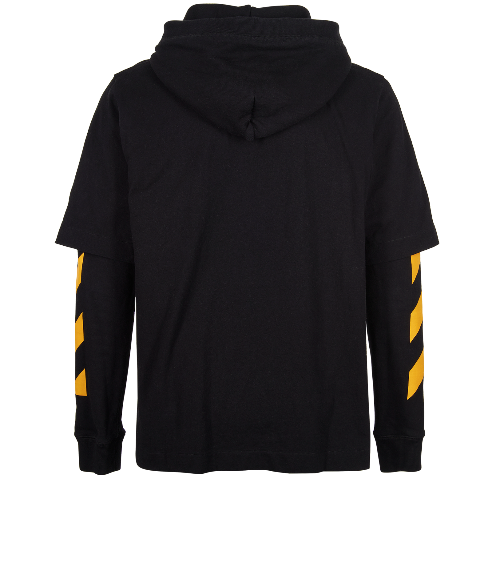 Off-White Caravaggio Painting Hoodie, &pound;120, Clothing, Black, Cotton, Back view