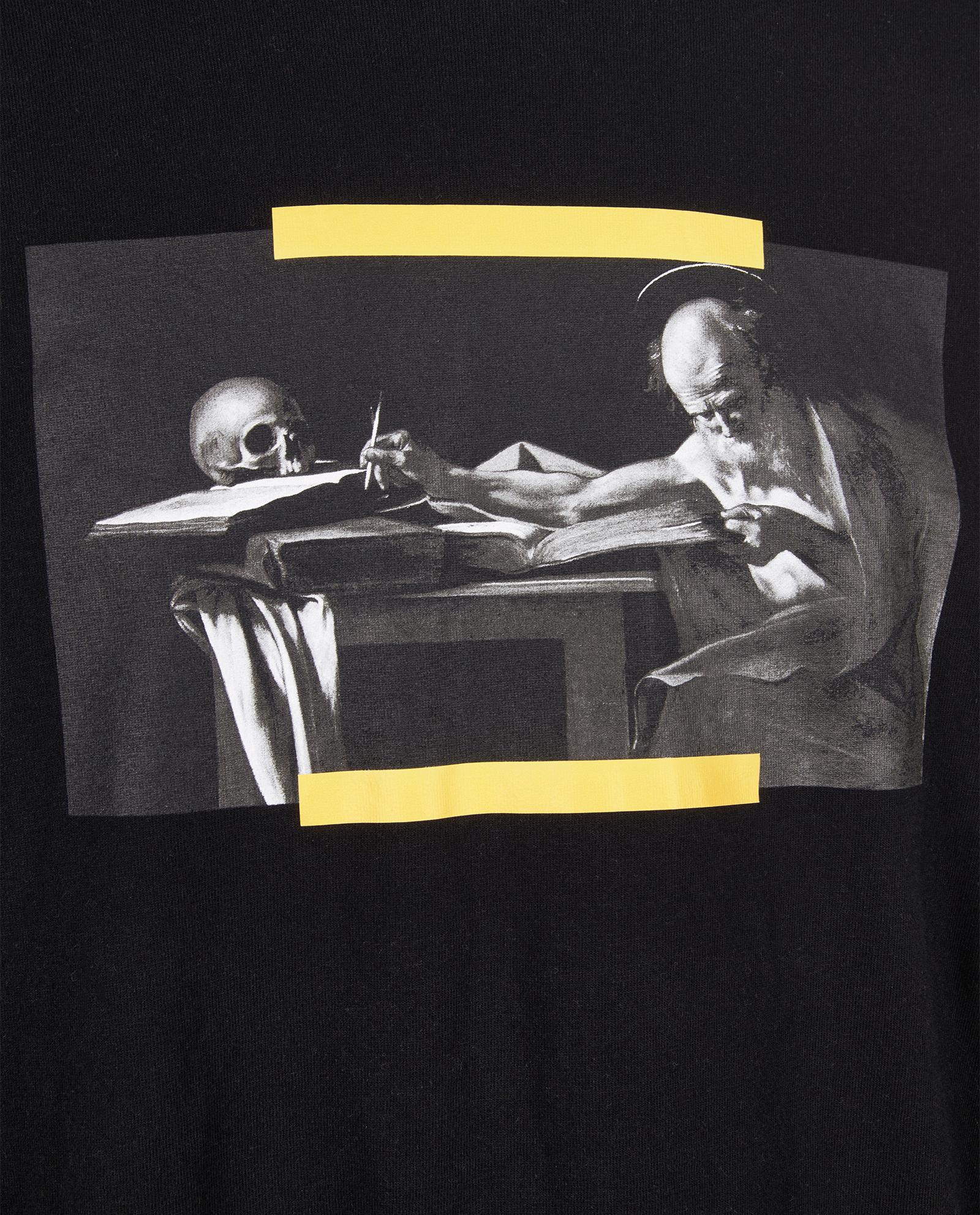 Off-White Caravaggio Painting Hoodie, &pound;120, Clothing, Black, Cotton, Other view