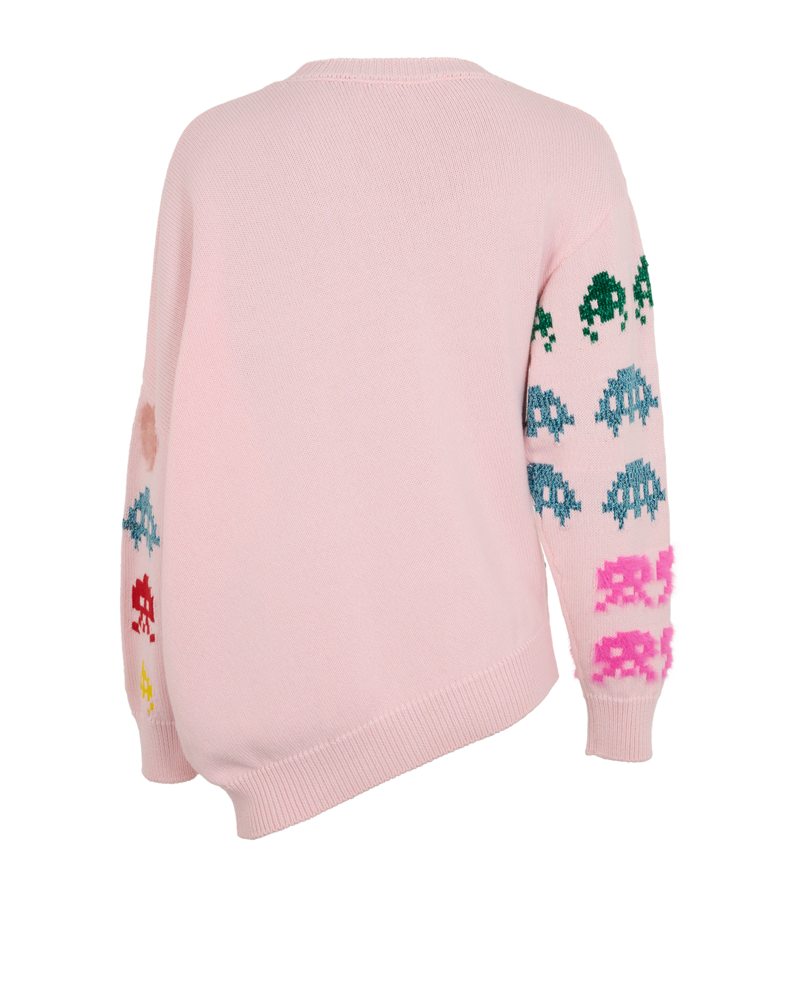 Stella McCartney Game On Jumper, &pound;195, Clothing, Pink, Cotton/Wool, Back view