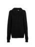 Saint Laurent Oversized Jumper, &pound;320, Clothing, Black, Wool, Front view