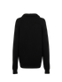 Saint Laurent Oversized Jumper, &pound;320, Clothing, Black, Wool, Back view