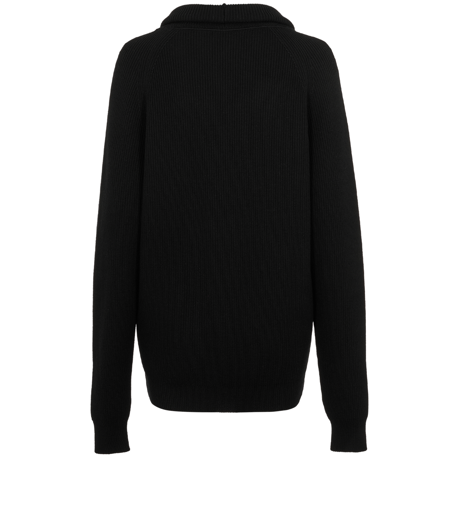 Saint Laurent Oversized Jumper, &pound;320, Clothing, Black, Wool, Back view