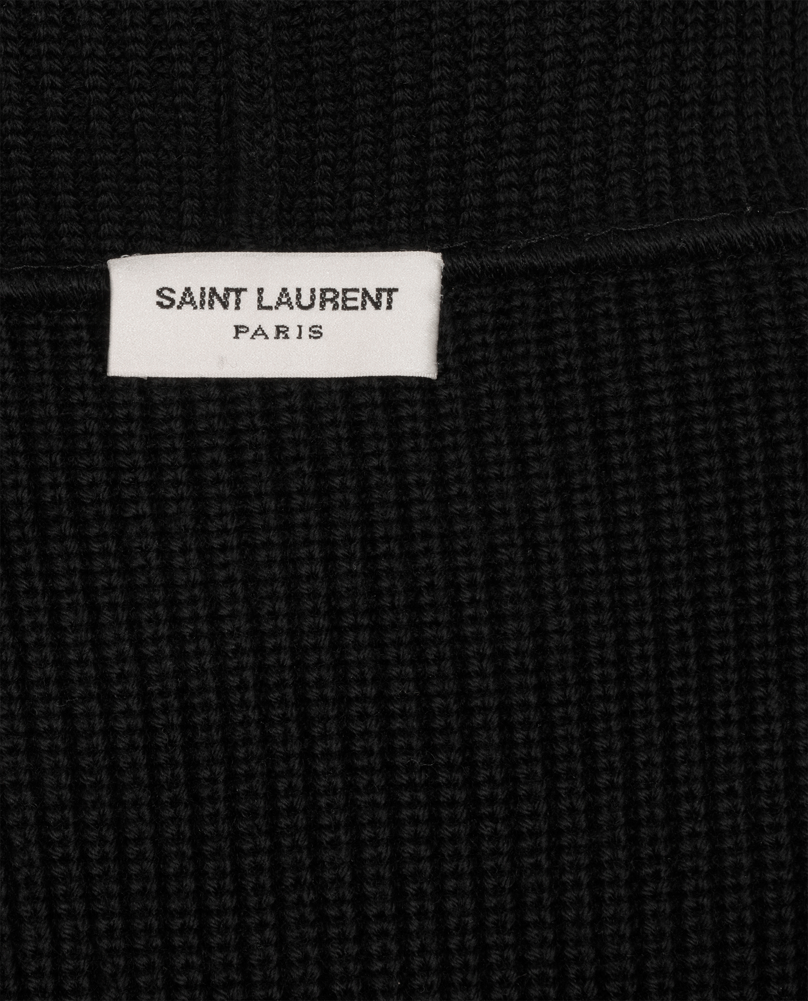 Saint Laurent Oversized Jumper, &pound;320, Clothing, Black, Wool, Other view