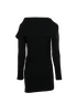 Versace Long Zipped Jumper, &pound;230, Clothing, Black, Wool, Back view
