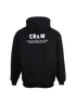 Balenciaga Crew Hoodie, &pound;150, Clothing, Black, Cotton, Back view