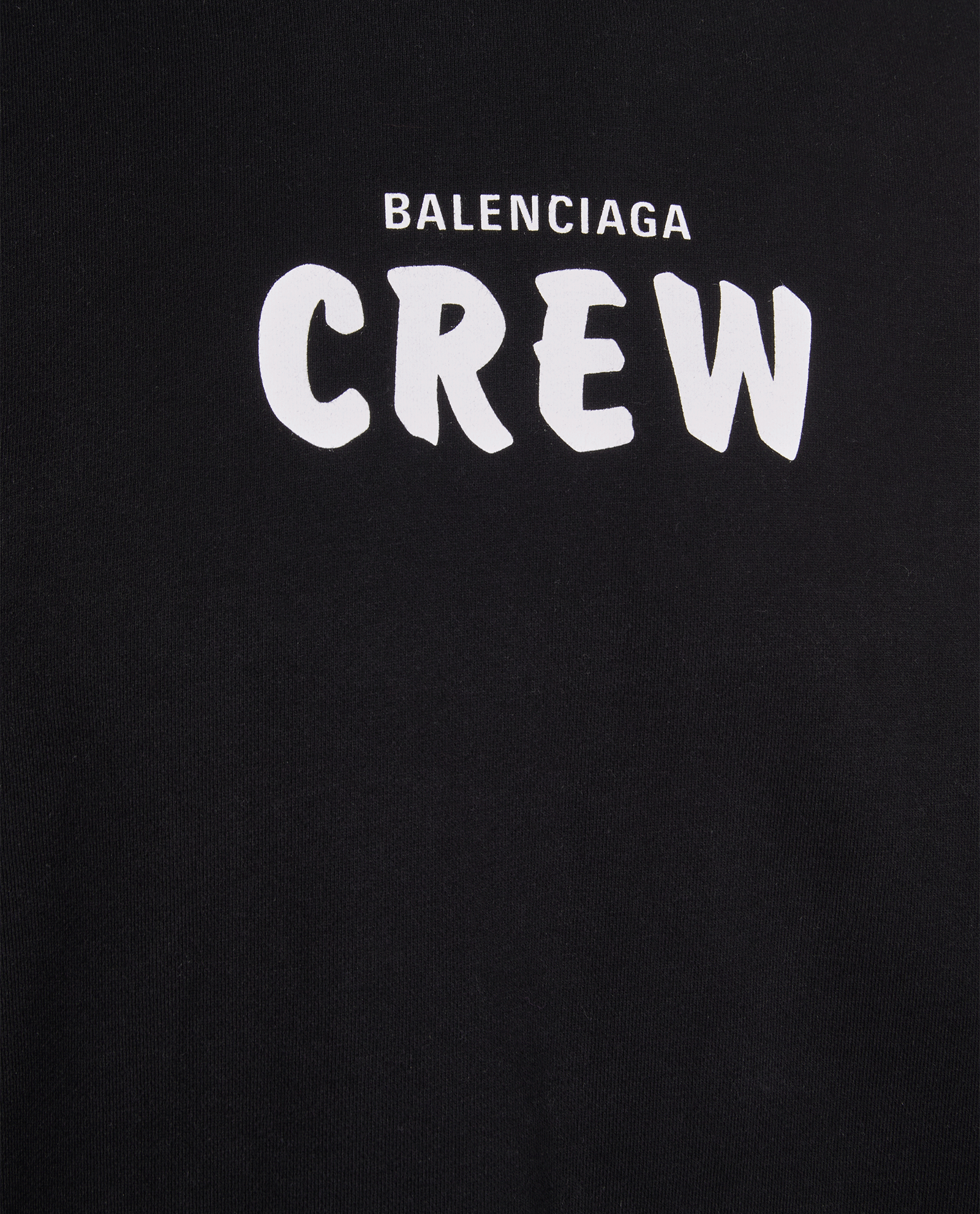 Balenciaga Crew Hoodie, &pound;150, Clothing, Black, Cotton, Other view