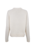 Loro Piana Baby Cashmere Crew Neck Jumper, &pound;295, Clothing, Cream, Cashmere, Back view