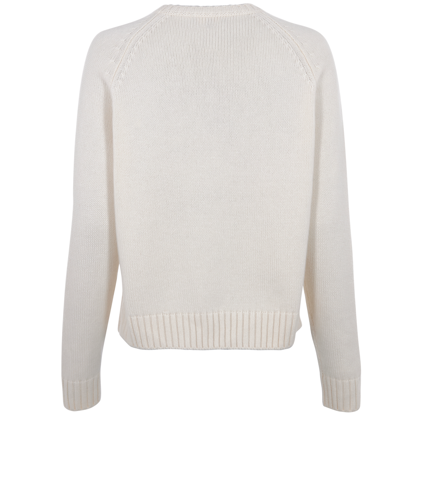 Loro Piana Baby Cashmere Crew Neck Jumper, &pound;295, Clothing, Cream, Cashmere, Back view