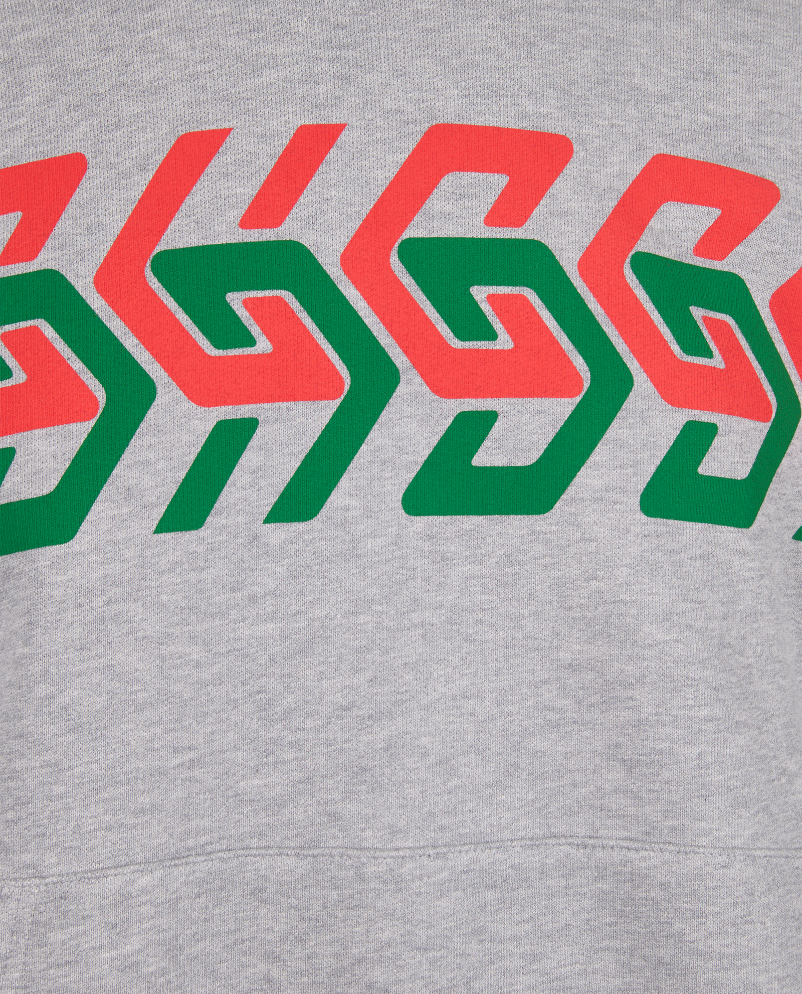 Gucci Logo Hoodie, &pound;230, Clothing, Grey, Cotton, Other view