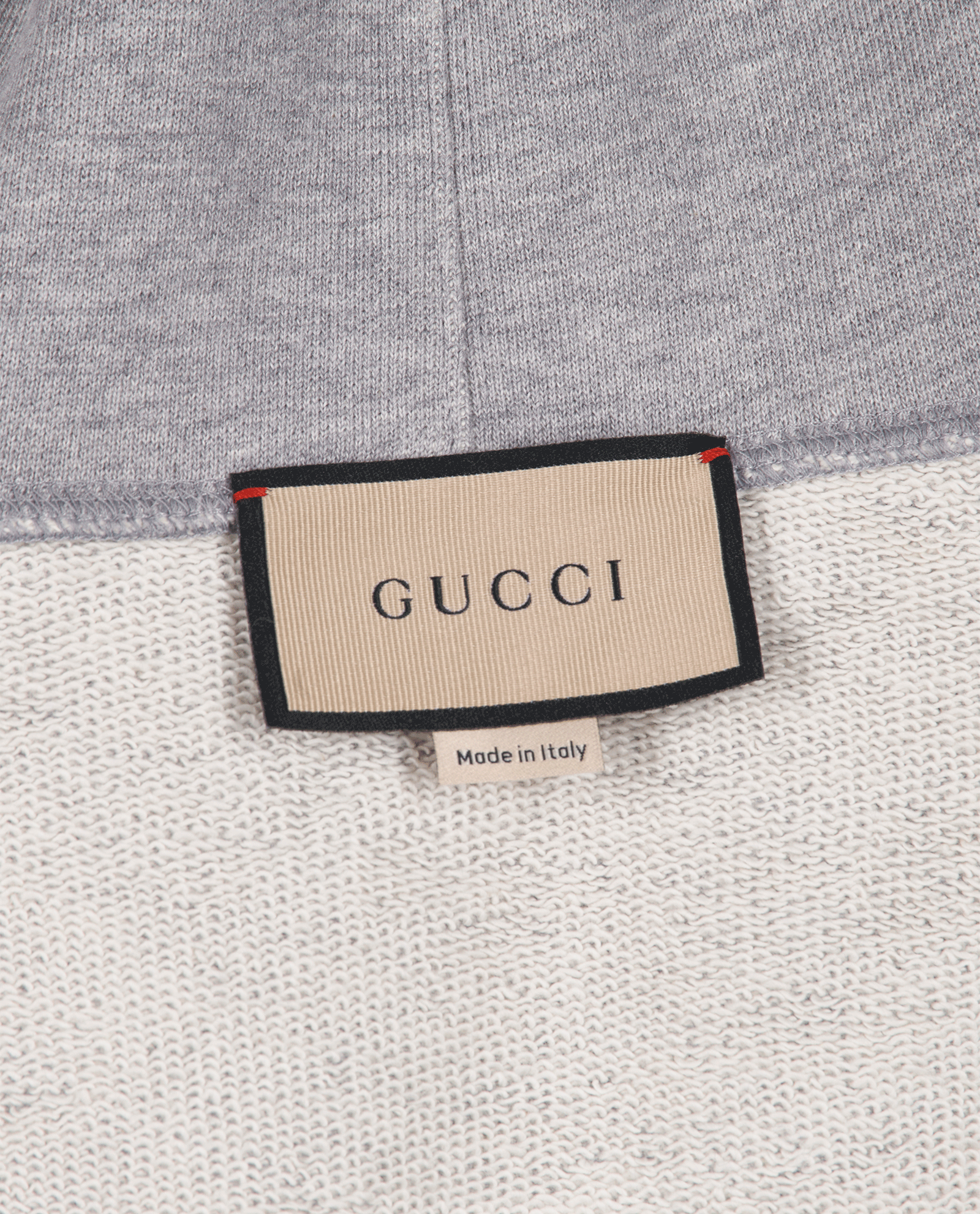 Gucci Logo Hoodie, &pound;230, Clothing, Grey, Cotton, Other view