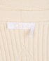 Chloe Long Ribbed Sleeveless Cardigan, &pound;295, Clothing, Cream, Wool, Other view