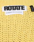 Rotate Ribbed Chunky Jumper, &pound;95, Clothing, Yellow, Cotton, Other view