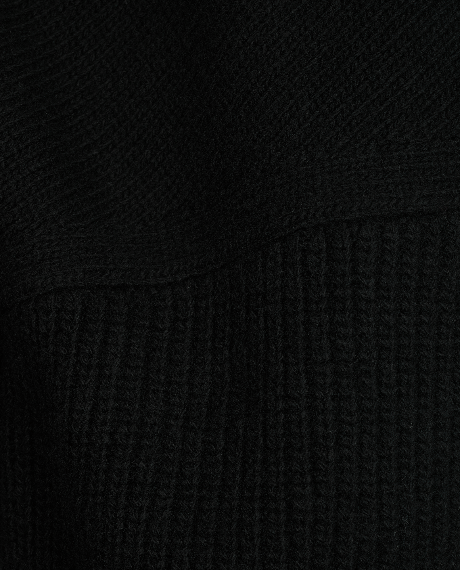 Alexander McQueen Cropped Jumper, &pound;240, Clothing, Black, Wool, Other view