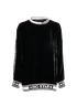 Dolce & Gabbana Logo Honey Sweatshirt, £180, Clothing, Black, Viscose, Front view