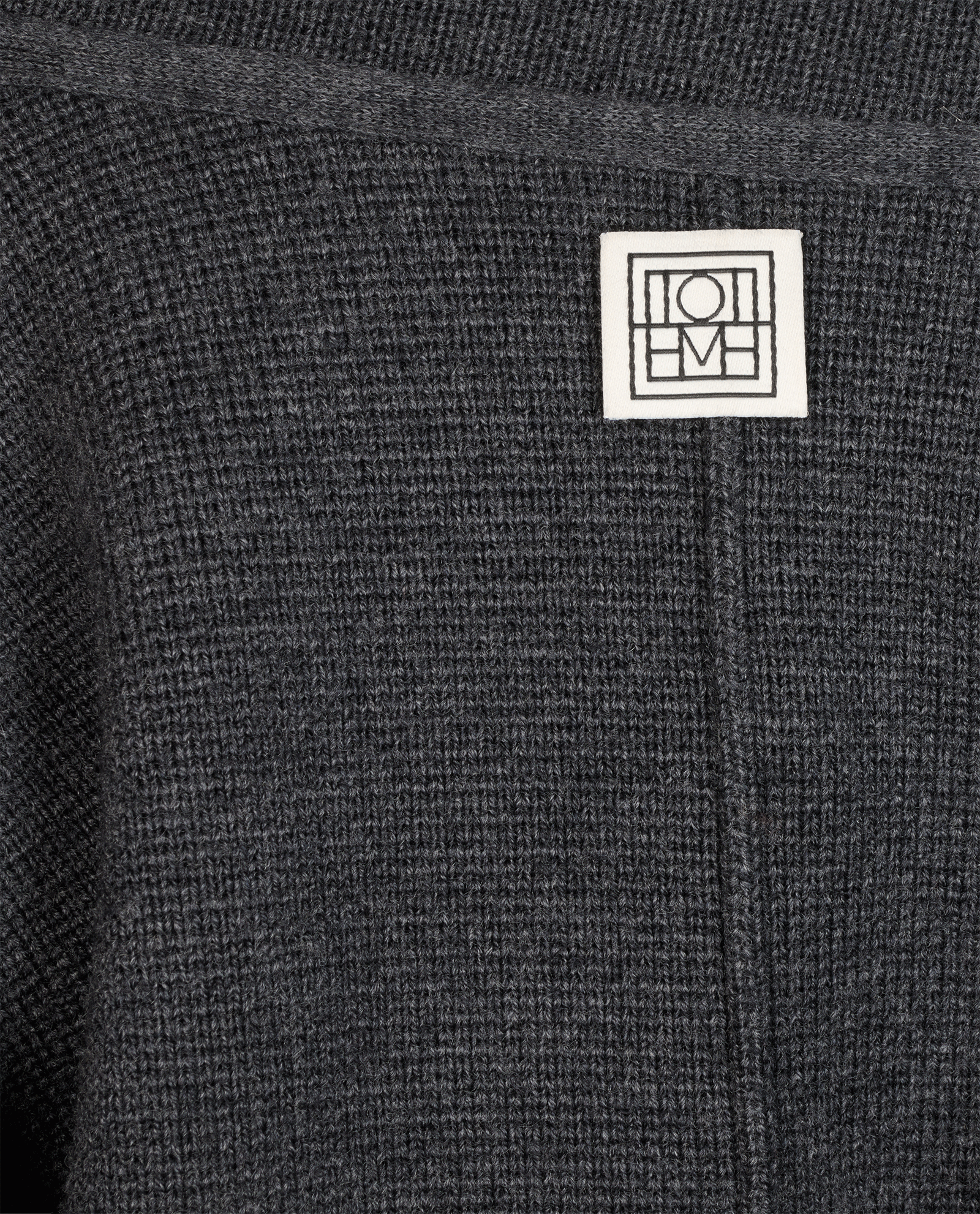 Toteme Double-Breasted Cardigan, &pound;210, Clothing, Grey, Wool, Other view