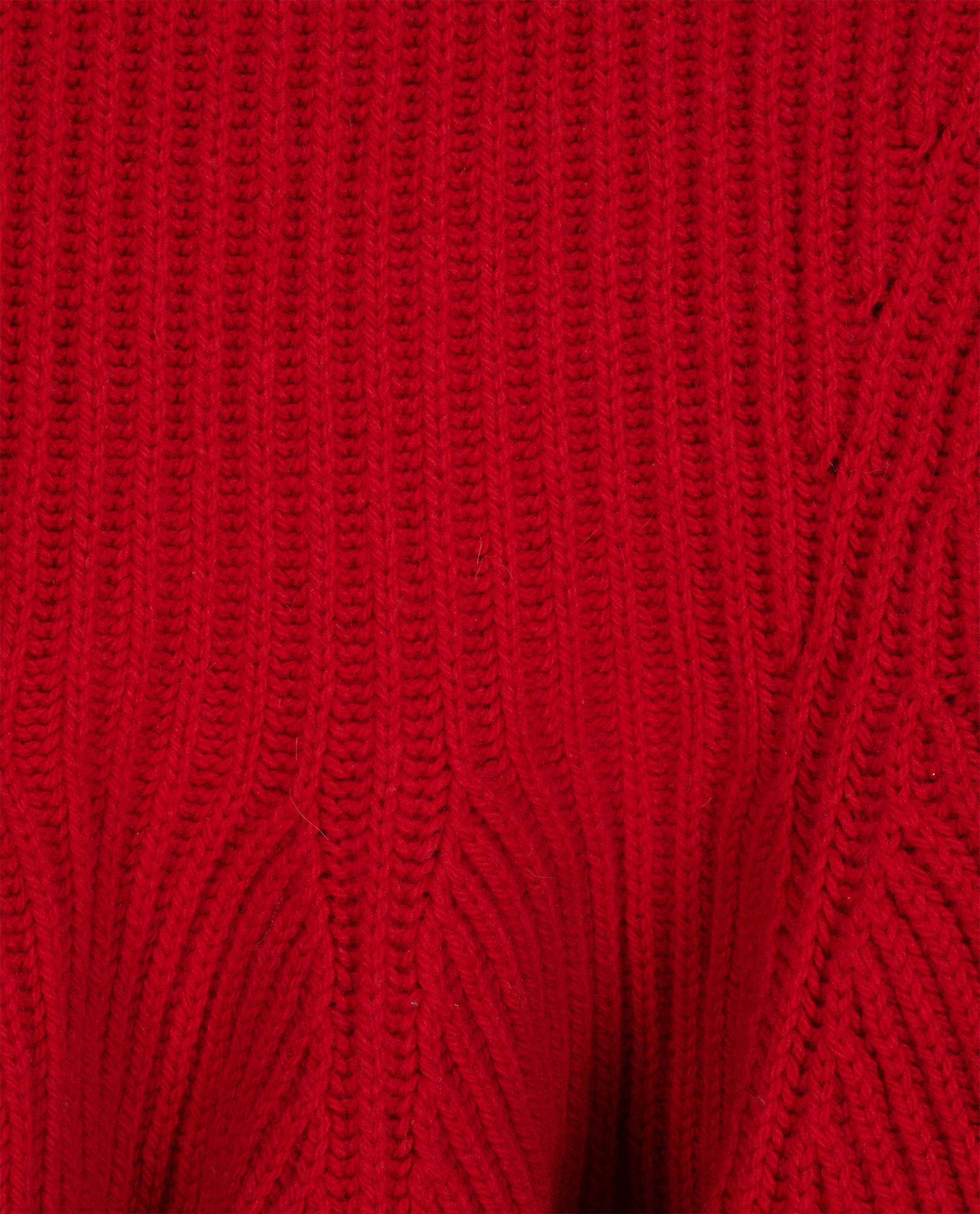 Alexander McQueen Ribbed Peplum Jumper, &pound;240, Clothing, Red, Wool, Other view
