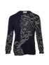 Valentino Tiger Jumper, &pound;150, Clothing, Grey/Navy, Cashmere/Wool, Front view