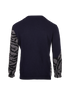 Valentino Tiger Jumper, &pound;150, Clothing, Grey/Navy, Cashmere/Wool, Back view