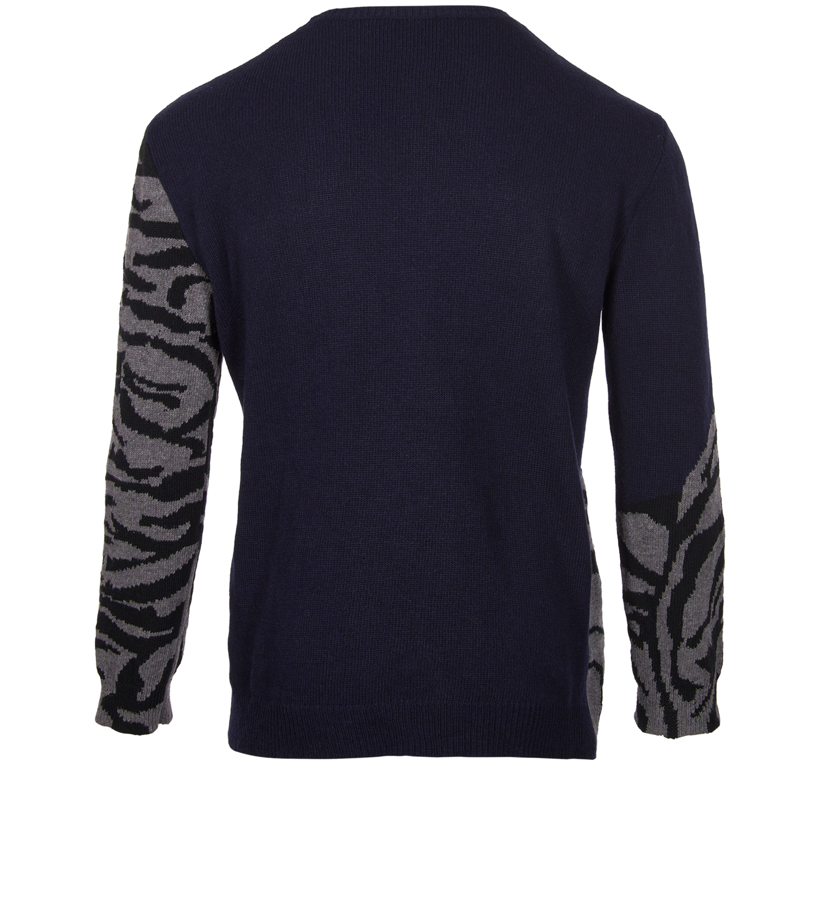 Valentino Tiger Jumper, &pound;150, Clothing, Grey/Navy, Cashmere/Wool, Back view