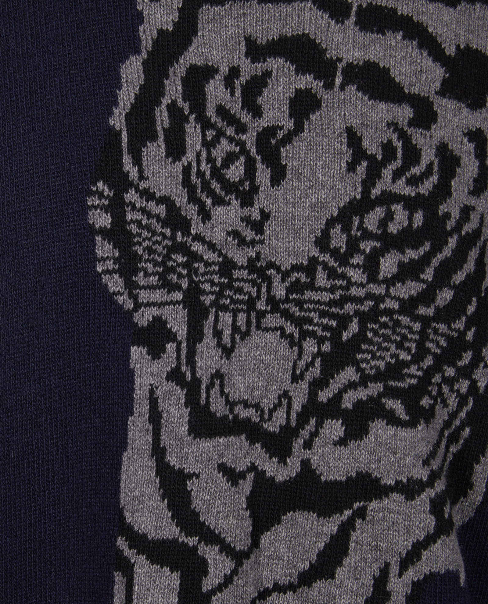 Valentino Tiger Jumper, &pound;150, Clothing, Grey/Navy, Cashmere/Wool, Other view