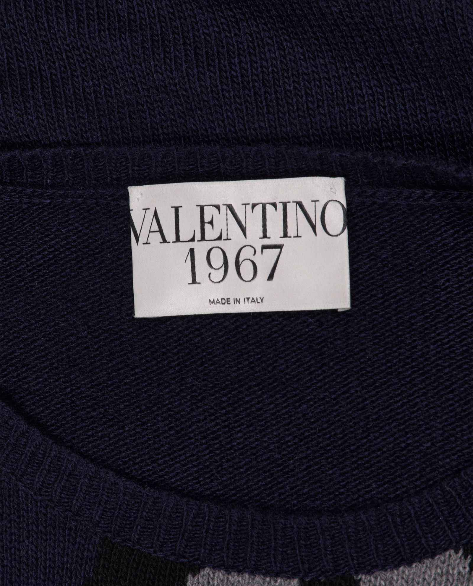 Valentino Tiger Jumper, &pound;150, Clothing, Grey/Navy, Cashmere/Wool, Other view