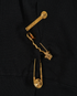 Versace Medusa Pins Jumper, &pound;295, Clothing, Black, Cotton, Other view