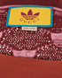 Gucci x Adidas Logo Jacquard Cropped Jumper, &pound;250, Clothing, Burgundy, Cotton, Other view