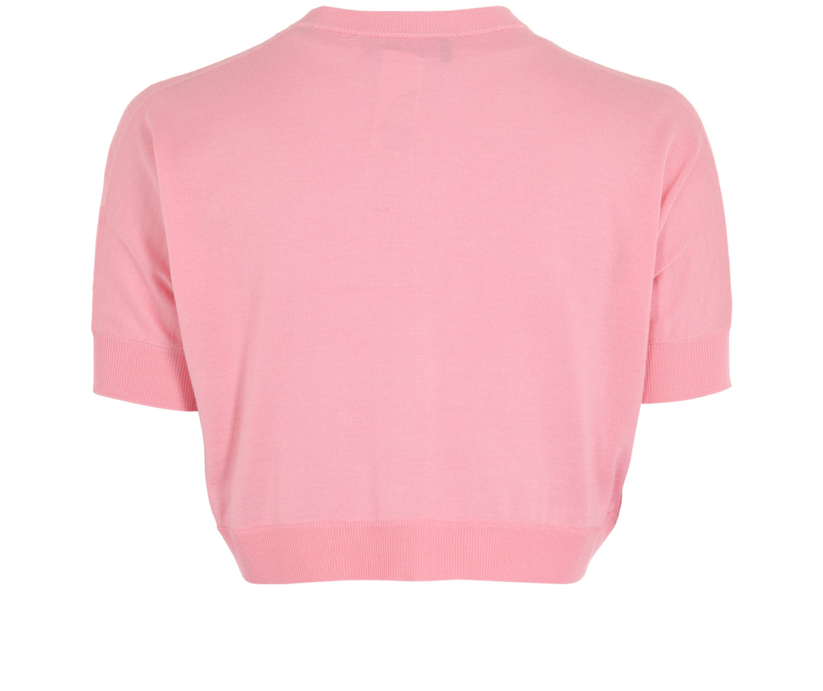 Dolce & Gabbana Cropped Short Sleeves Cardigan, &pound;180, Clothing, Pink, Cashmere/Silk, Back view