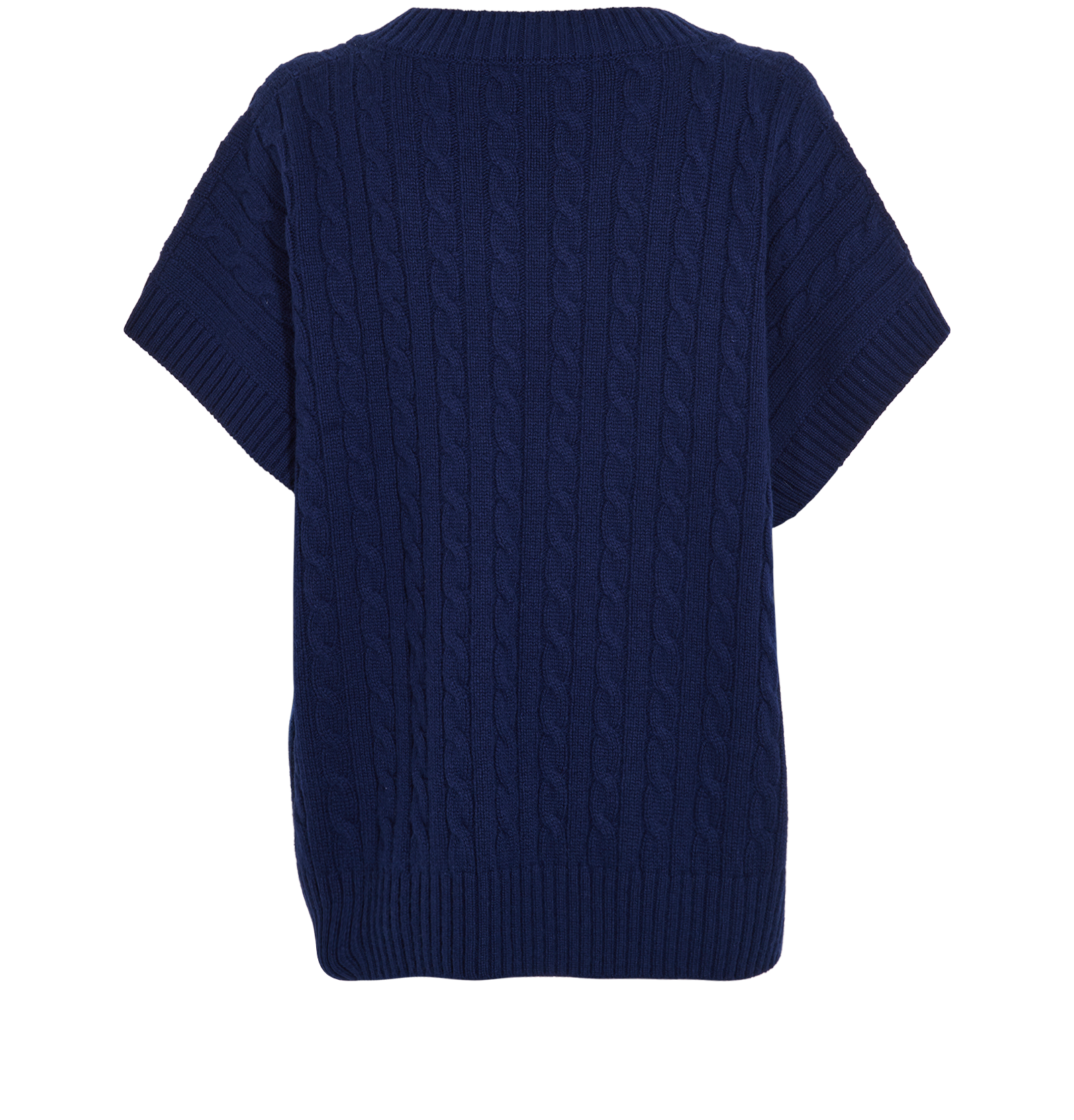 Gucci Sleeveless Jumper, &pound;295, Clothing, Navy, Cashmere, Back view