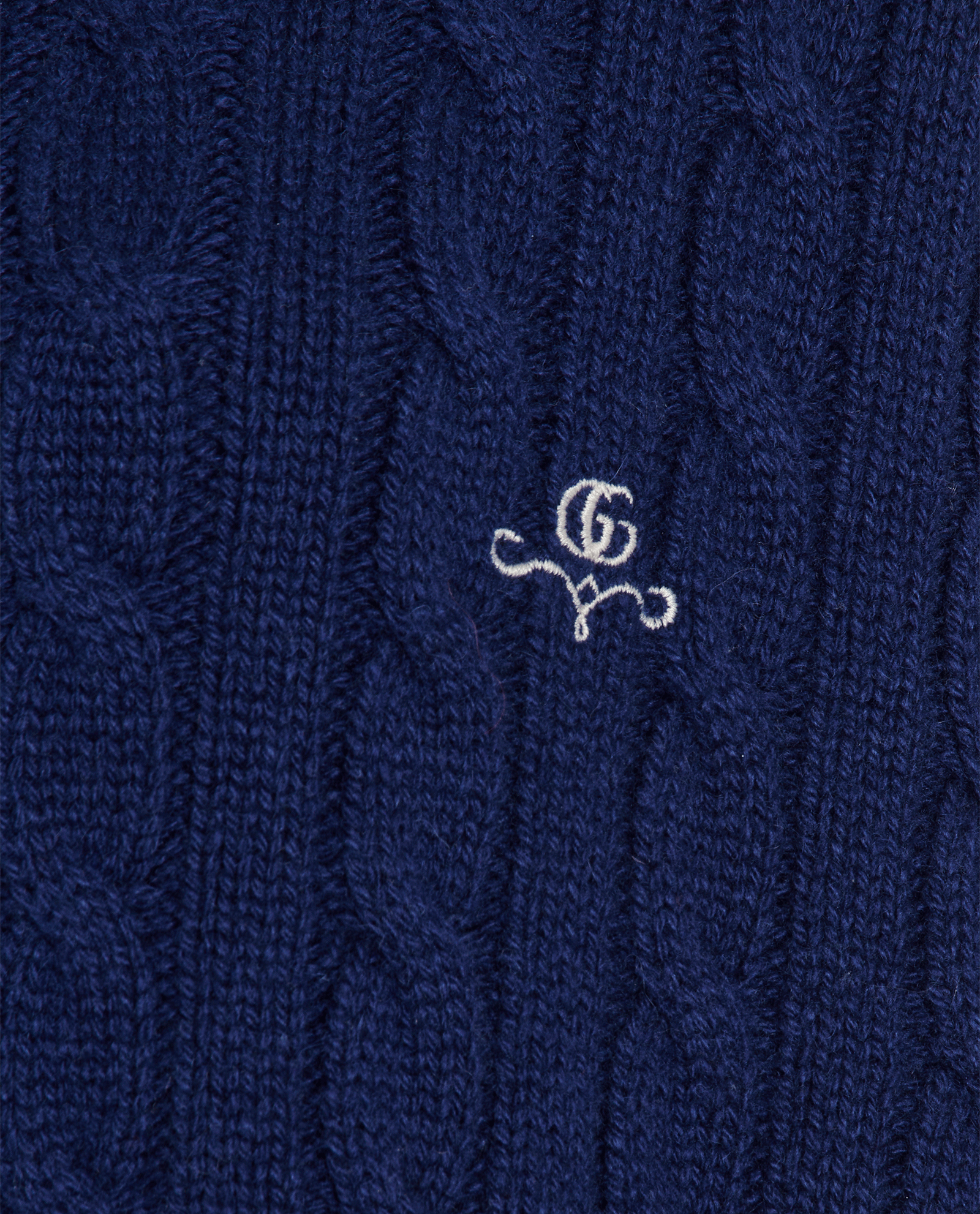 Gucci Sleeveless Jumper, &pound;295, Clothing, Navy, Cashmere, Other view