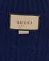 Gucci Sleeveless Jumper, &pound;295, Clothing, Navy, Cashmere, Other view