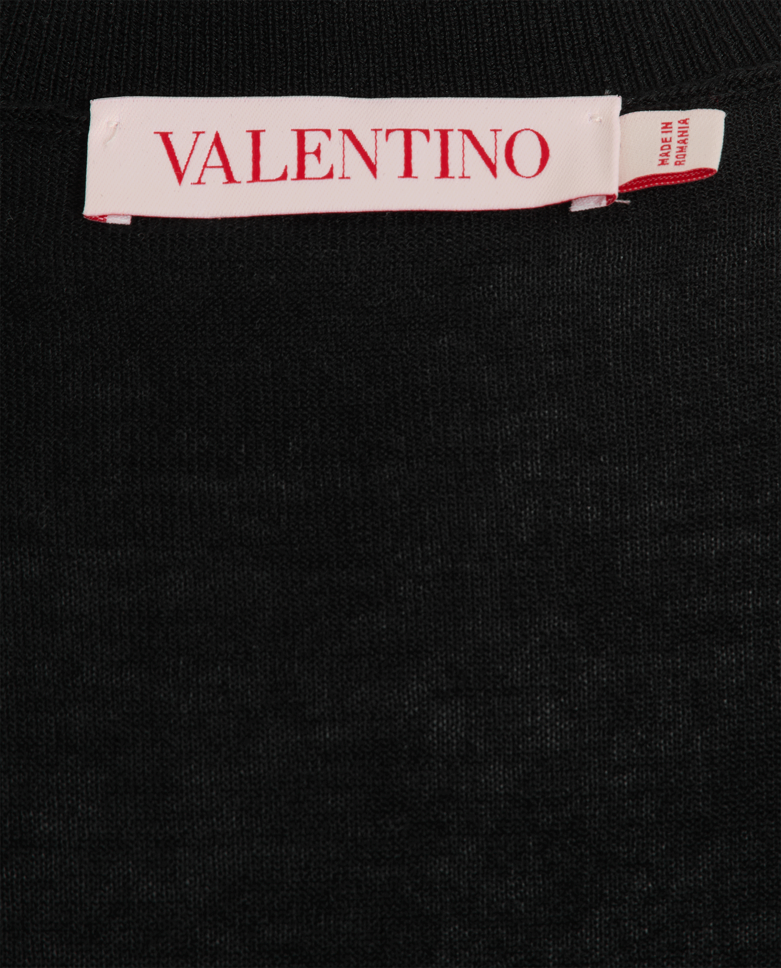 Valentino Crewneck Jumper, &pound;150, Clothing, Black, Wool, Other view